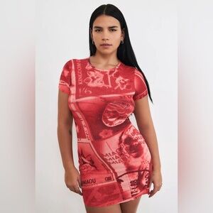 New! Miaou UO Exclusive Billie Stamp Mini Dress 45422